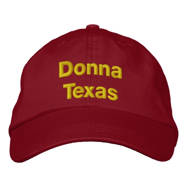 Casquette Brodée Donna Texas (Devant)