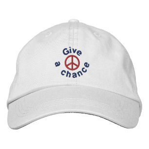 Casquette Brodée Donner Une Chance À La Paix