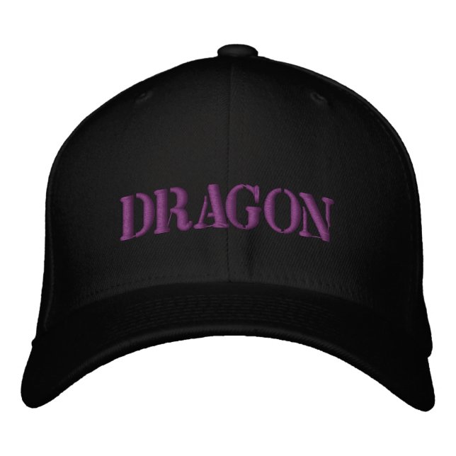 CASQUETTE BRODÉE DRAGON (Devant)