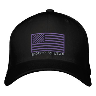 Casquette Brodée Drapeau américain - À Porter