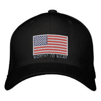 Casquette Brodée Drapeau américain - À Porter