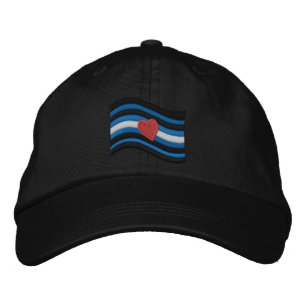 Casquette Brodée Drapeau de la Fierté en cuir