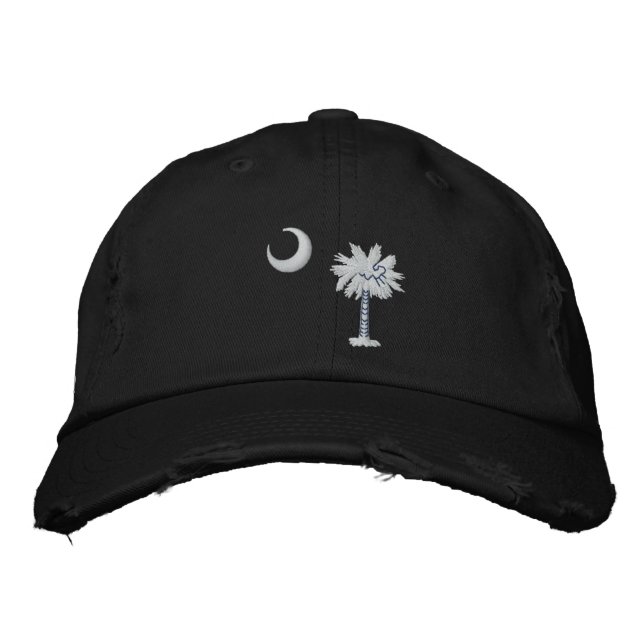 Casquette Brodée Drapeau d'État de Caroline du Sud (Devant)