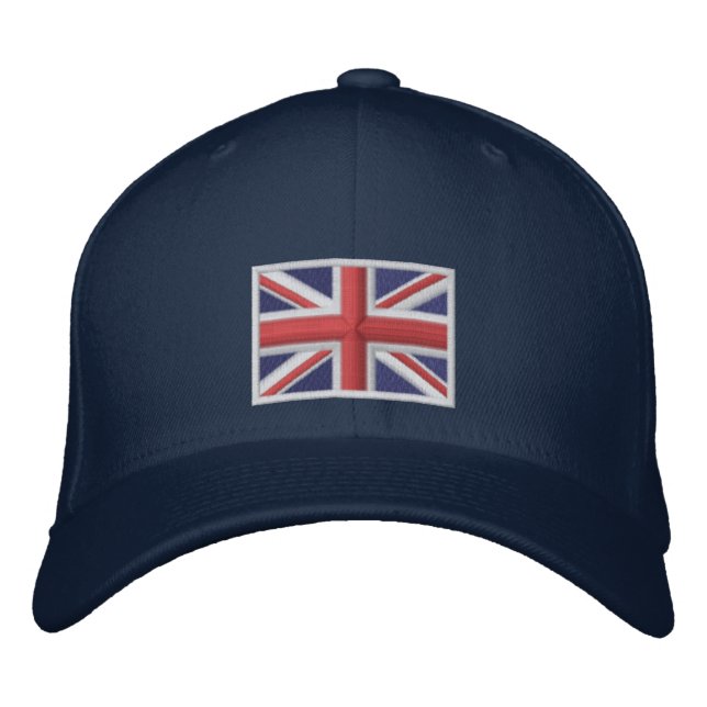 Casquette Brodée Drapeau du Royaume-Uni (Devant)