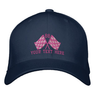 Casquette Brodée Drapeaux de course surchargés personnalisés Broder