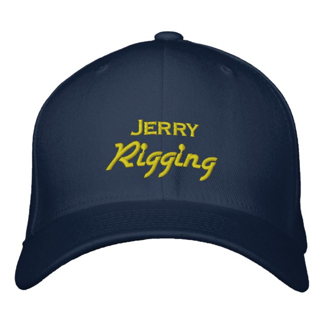 Casquette Brodée Drôle Jerry Rigging (Devant)