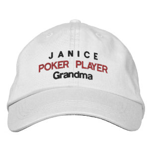 Casquette Brodée Drôle JOUEUR DE POKER Grandma A02