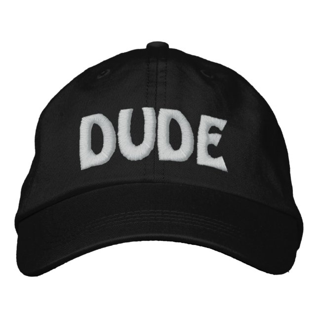 CASQUETTE BRODÉE DUDE (Devant)