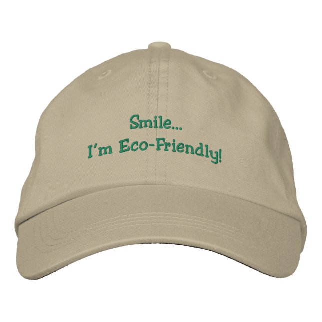 Casquette Brodée Éco-Humoristique (Devant)