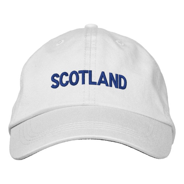 Casquette Brodée Écosse British Country Royaume-Uni Patriotique (Devant)