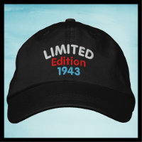 Edition limitée 1943 ou année, noir, rétro vintage