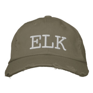 CASQUETTE BRODÉE ELK