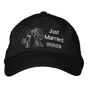 Casquette Brodée Embrasse de mariée et de chambre - juste mariée