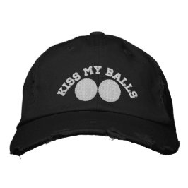 Casquette Brodée Embrasse Mes balles Bal De Golf Humoristique Brodé