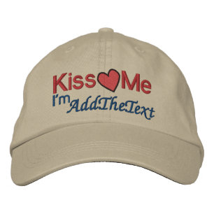 Casquette Brodée Embrasse-moi - je suis ...
