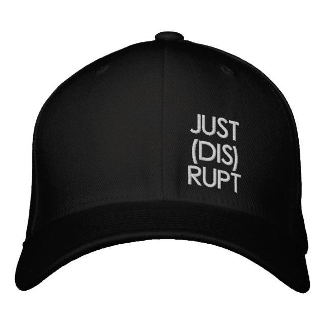 Casquette Brodée Embroidered Language Matters Black Ballcap hat (Devant)