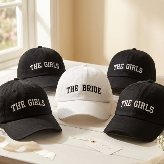 Casquette Brodée Enterrement de vie de jeune fille | Équipe de la m