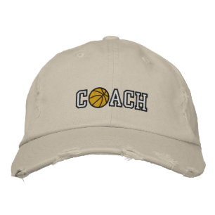 Casquette Brodée Entraîneur de basket-ball