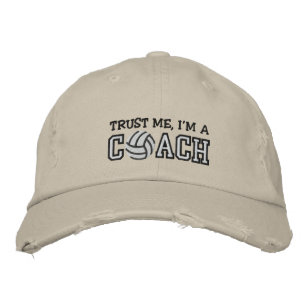 Casquette Brodée Entraîneur de volley-ball drôle