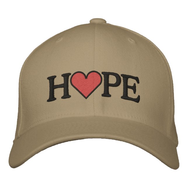 CASQUETTE BRODÉE ESPOIR (Devant)