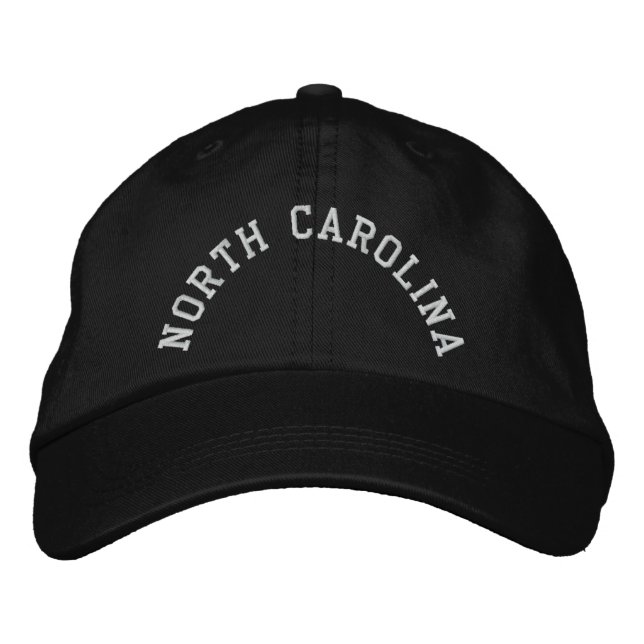 Casquette Brodée État de Caroline du Nord brodé (Devant)
