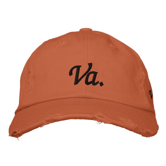 Casquette Brodée État de Virginie fierté (Devant)
