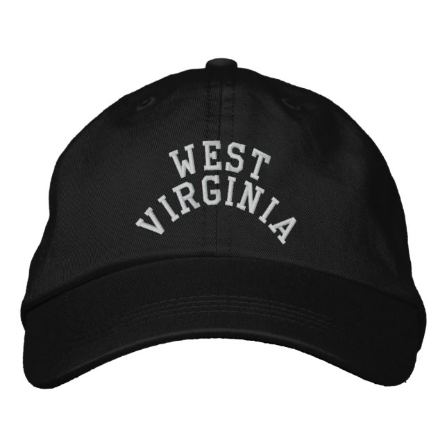 Casquette Brodée État de Virginie-Occidentale brodé (Devant)
