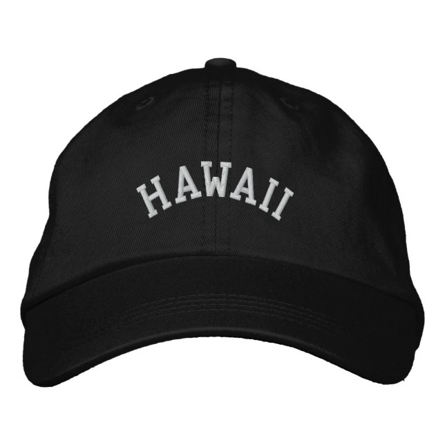 Casquette Brodée État d'Hawaii brodé (Devant)