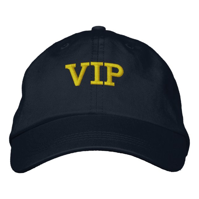 Casquette Brodée Êtes vous ce que vous portez.  UN VIP (Devant)