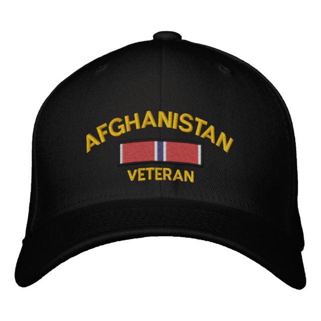 Casquette Brodée Étoile de bronze vétéran de l'Afghanistan (Devant)