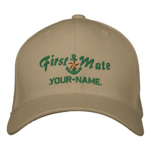 Casquette Brodée Étoile de premier rendez-vous personnalisée Ancre