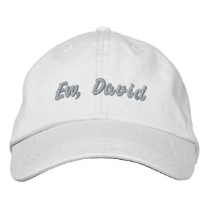 Casquette Brodée Ew, David Pink Lettering