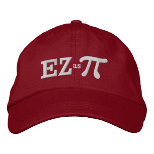 Casquette Brodée Facile comme tarte avec pi
