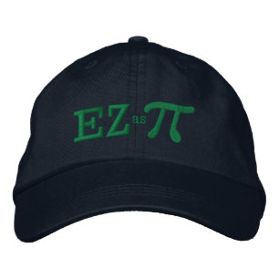 Casquette Brodée Facile comme tarte avec Pi
