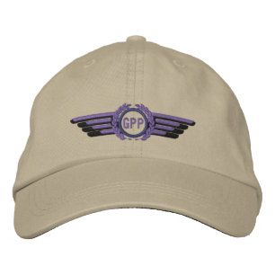 Casquette Brodée Faites vos lauréats Monogrammes de l'aviation