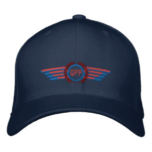 Casquette Brodée Faites vos lauréats Monogrammes de l'aviation Ail