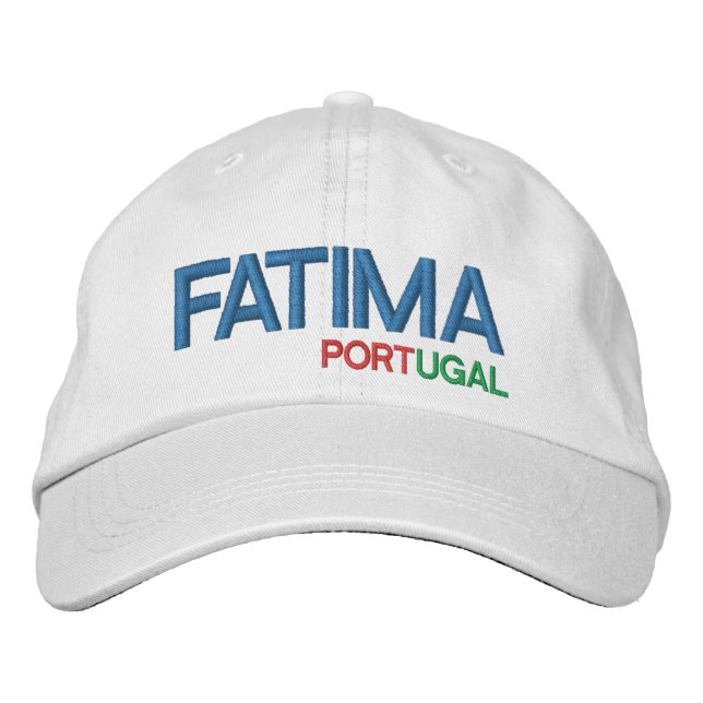 Casquette Brodée Fatima Portugal Baseball CAP (Devant)