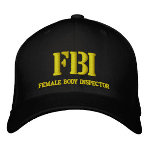 CASQUETTE BRODÉE FBI