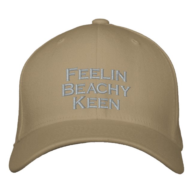 Casquette Brodée Feachy Beach Keen Beach vibe Lake Life (Devant)
