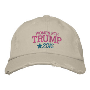 Casquette Brodée Femmes pour Donald Trump - Président 2016