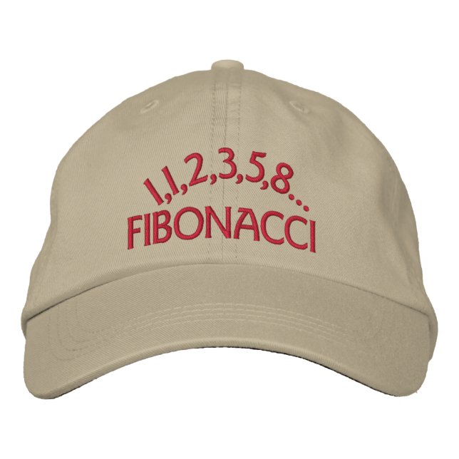 Casquette Brodée Fibonacci (Devant)