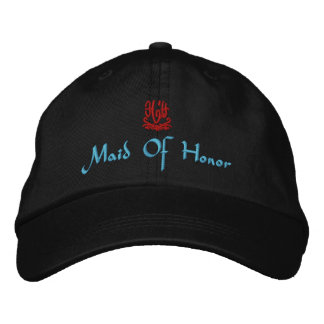 Casquette Brodée Fille D'Honneur Mariage I Black