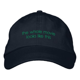 Casquette Brodée film entier ?casquette