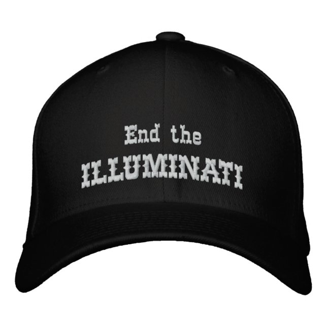 Casquette Brodée Fin de l'illuminati (Devant)
