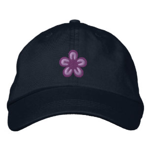 Casquette Brodée Fleur