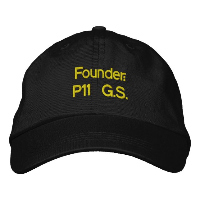 Casquette Brodée Fondateur : P11 G.S. (Devant)