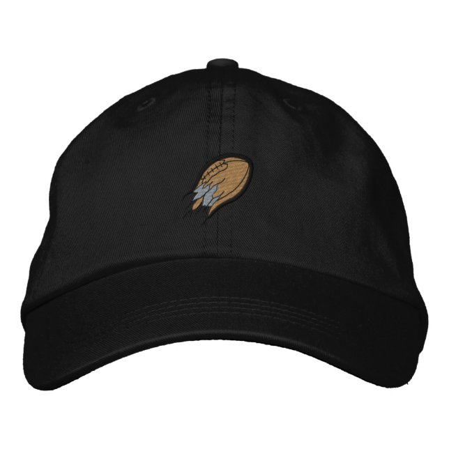 Casquette Brodée Football déchiré (Devant)