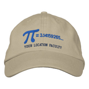 Casquette Brodée Formule de Personalizable pi