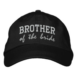 Casquette Brodée Frère de la mariée / Groom