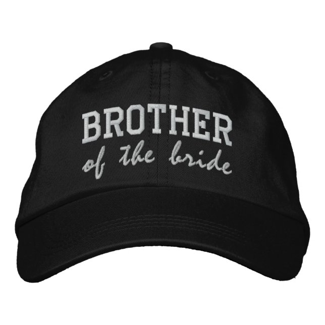 Casquette Brodée Frère de la mariée / Groom (Devant)